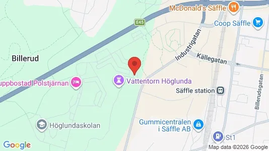 Bostadsrätter till salu i Säffle - kort over placeringen