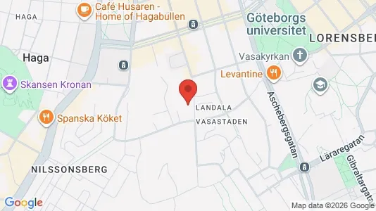 Lägenheter till salu i Göteborg Centrum - kort over placeringen