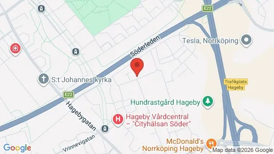 Lägenheter att hyra i Norrköping - kort over placeringen