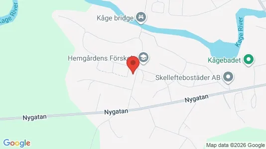 Lägenheter till salu i Skellefteå - kort over placeringen