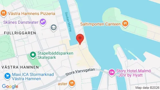 Lägenheter till salu i Malmö Centrum - kort over placeringen