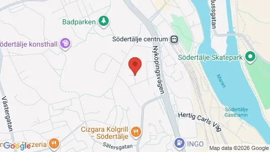 Lägenheter till salu i Södertälje - kort over placeringen