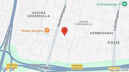 Bostadsrätter till salu i Fosie - kort over placeringen
