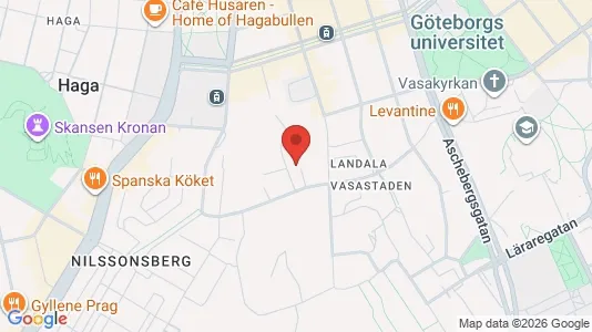 Lägenheter till salu i Göteborg Centrum - kort over placeringen