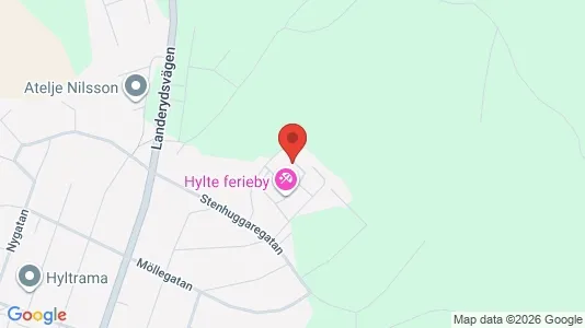 Bostadsrätter till salu i Hylte - kort over placeringen