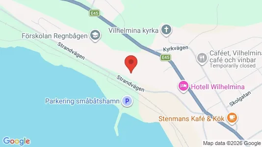 Lägenheter att hyra i Vilhelmina - kort over placeringen
