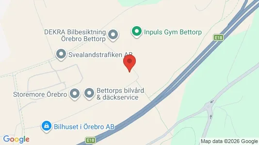 Lägenheter till salu i Örebro - kort over placeringen