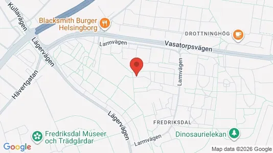 Lägenheter till salu i Helsingborg - kort over placeringen