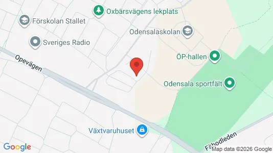Lägenheter till salu i Östersund - kort over placeringen