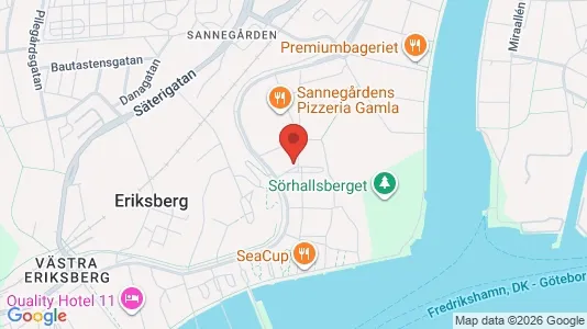 Lägenheter till salu i Lundby - kort over placeringen