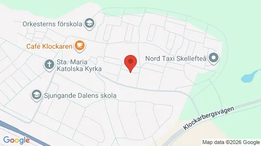 Lägenheter till salu i Skellefteå - kort over placeringen
