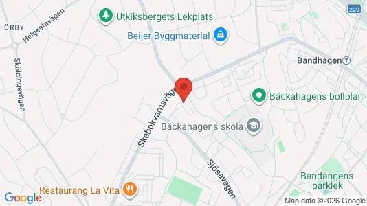 Bostadsrätter till salu i Söderort - kort over placeringen
