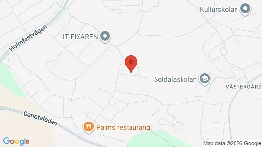 Bostadsrätter till salu i Södertälje - kort over placeringen