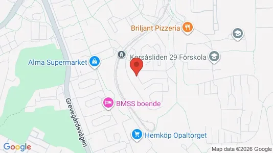 Lägenheter till salu i Askim-Frölunda-Högsbo - kort over placeringen