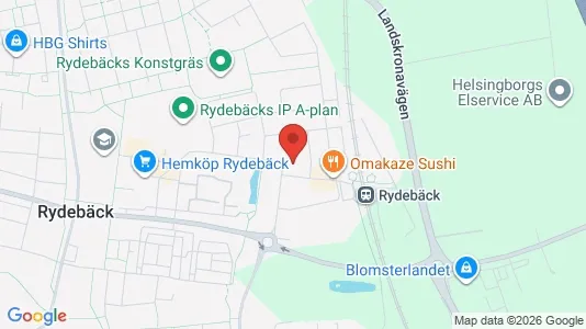 Lägenheter till salu i Helsingborg - kort over placeringen