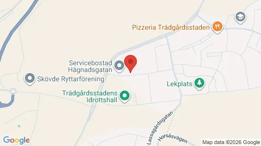 Bostadsrätter till salu i Skövde - kort over placeringen