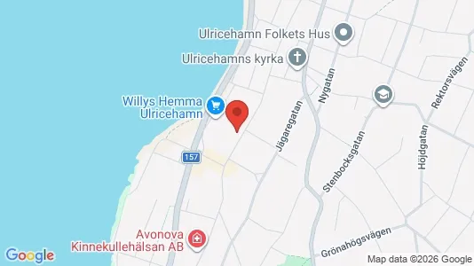 Lägenheter till salu i Ulricehamn - kort over placeringen