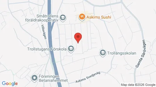 Bostadsrätter till salu i Askim-Frölunda-Högsbo - kort over placeringen
