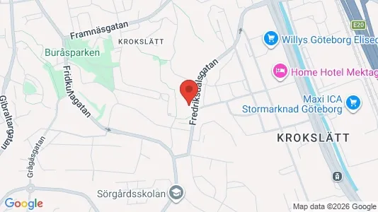 Bostadsrätter till salu i Nässjö - kort over placeringen