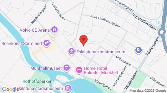 Bostadsrätter till salu i Eskilstuna - kort over placeringen