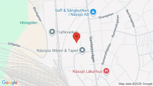 Bostadsrätter till salu i Nässjö - Bild från Google Street View
