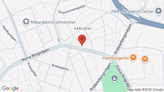 Lägenheter att hyra i Västerås - kort over placeringen