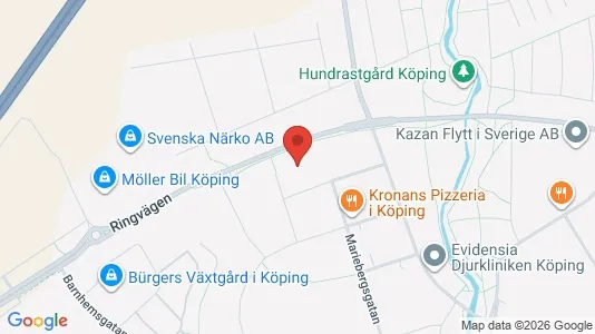Lägenheter till salu i Köping - kort over placeringen