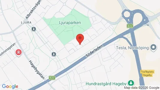 Lägenheter att hyra i Norrköping - kort over placeringen