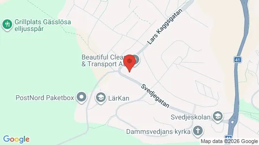 Lägenheter till salu i Borås - kort over placeringen