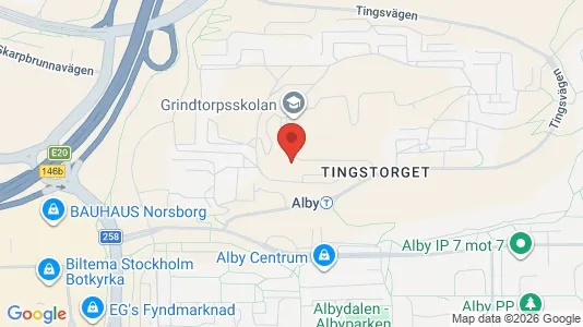 Lägenheter till salu i Botkyrka - kort over placeringen
