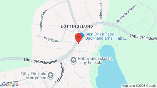 Lägenheter till salu i Täby - kort over placeringen