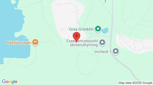 Bostadsrätter till salu i Orsa - kort over placeringen