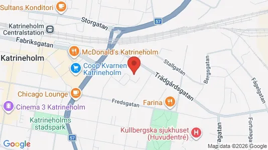 Lägenheter att hyra i Katrineholm - kort over placeringen