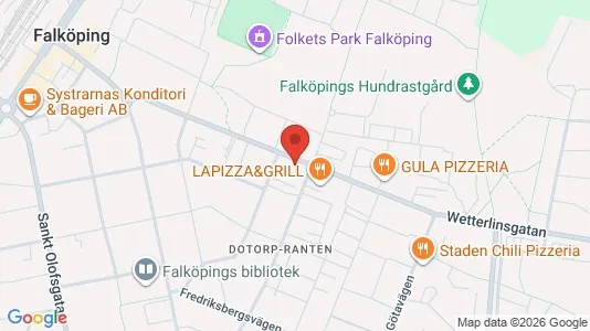 Lägenheter att hyra i Falköping - kort over placeringen
