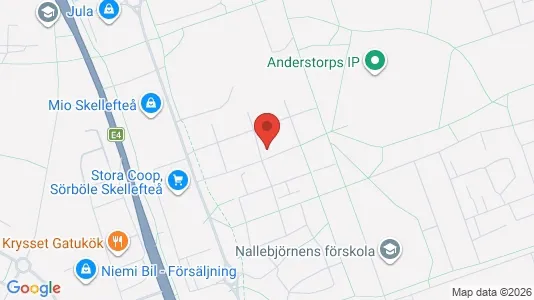 Lägenheter att hyra i Skellefteå - Bild från Google Street View