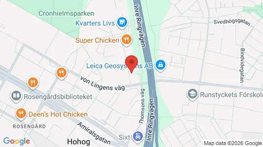 Lägenheter att hyra i Rosengård - kort over placeringen
