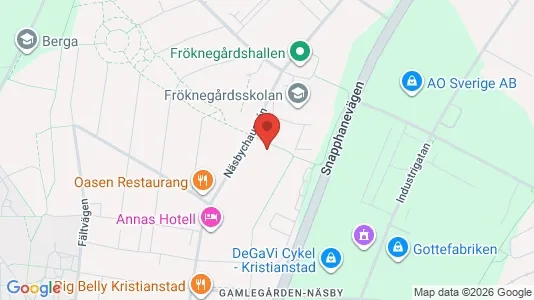 Bostadsrätter till salu i Kristianstad - Bild från Google Street View