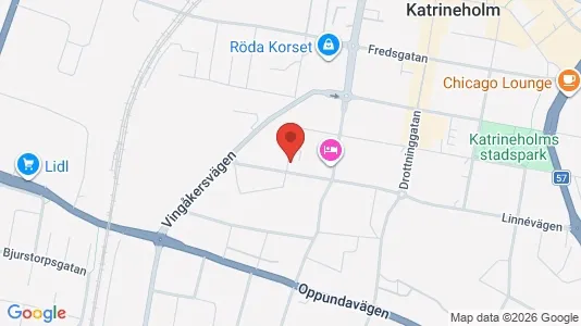 Lägenheter att hyra i Katrineholm - kort over placeringen