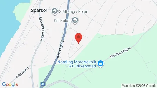 Bostadsrätter till salu i Borås - kort over placeringen