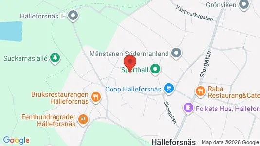 Lägenheter att hyra i Flen - kort over placeringen