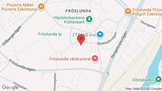 Lägenheter att hyra i Eskilstuna - kort over placeringen