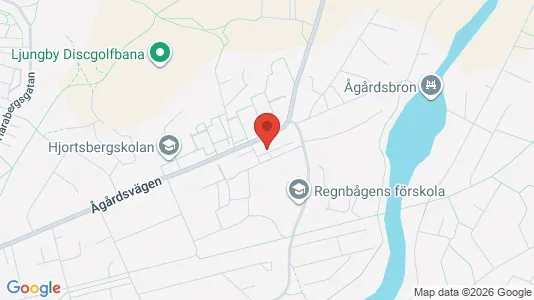 Lägenheter att hyra i Ljungby - kort over placeringen