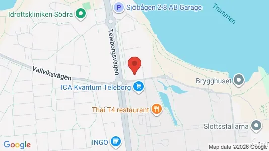 Lägenheter till salu i Växjö - kort over placeringen