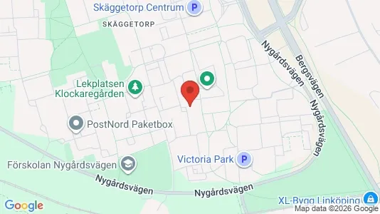 Lägenheter till salu i Linköping - kort over placeringen