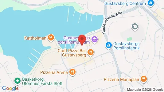 Lägenheter till salu i Värmdö - kort over placeringen