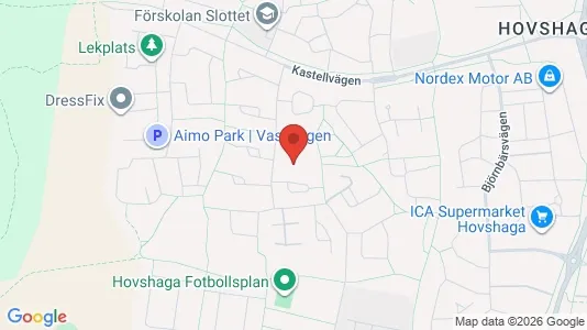 Bostadsrätter till salu i Växjö - kort over placeringen