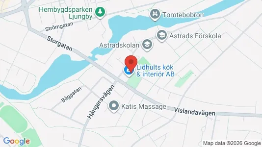 Lägenheter att hyra i Ljungby - Bild från Google Street View