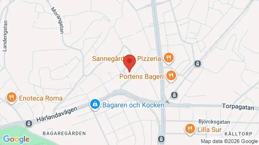 Lägenheter till salu i Örgryte-Härlanda - kort over placeringen