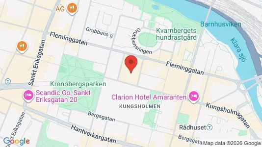 Lägenheter till salu i Kungsholmen - kort over placeringen