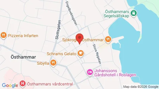 Bostadsrätter till salu i Östhammar - kort over placeringen
